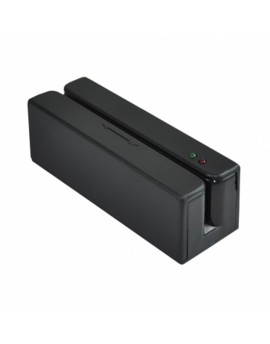 Magnetic stripe card reader MMSR 1&2&3, USB, black